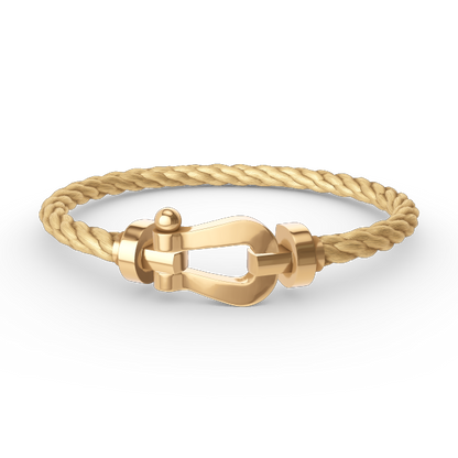 [Royal Jewelry]FORCE LARGE HORSESHOE NO DIAMOND BRACELET GOLD