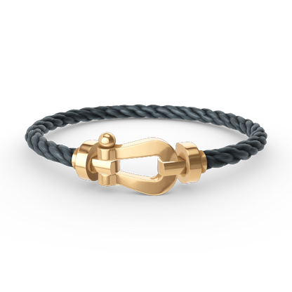 [Royal Jewelry]FORCE LARGE HORSESHOE NO DIAMOND BRACELET GOLD