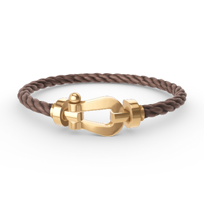 [Royal Jewelry]FORCE LARGE HORSESHOE NO DIAMOND BRACELET GOLD