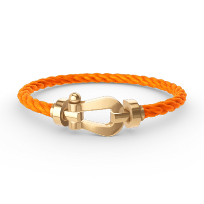 [Royal Jewelry]FORCE LARGE HORSESHOE NO DIAMOND BRACELET GOLD