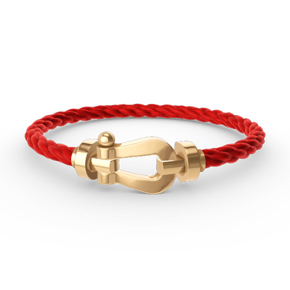 [Royal Jewelry]FORCE LARGE HORSESHOE NO DIAMOND BRACELET GOLD