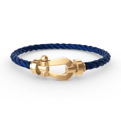 [Royal Jewelry]FORCE LARGE HORSESHOE NO DIAMOND BRACELET GOLD