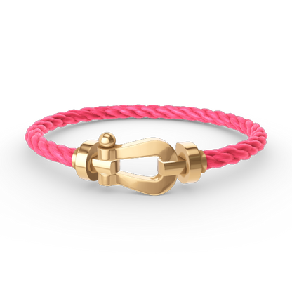 [Royal Jewelry]FORCE LARGE HORSESHOE NO DIAMOND BRACELET GOLD