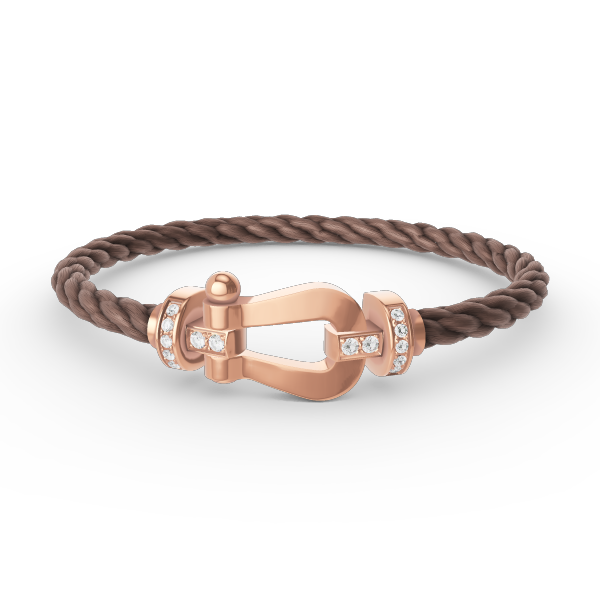 [Royal Jewelry]FORCE LARGE HORSESHOE HALF DIAMOND BRACELET ROSE GOLD