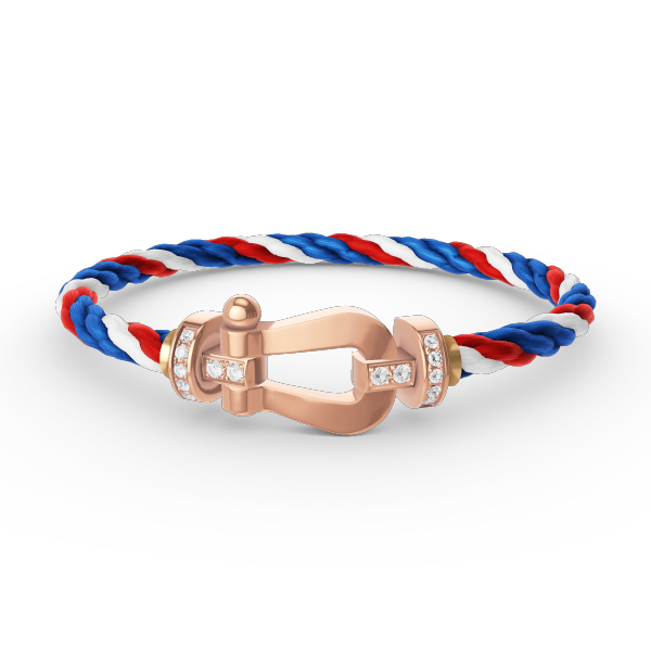 [Royal Jewelry]FORCE LARGE HORSESHOE HALF DIAMOND BRACELET ROSE GOLD
