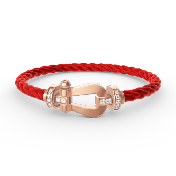 [Royal Jewelry]FORCE LARGE HORSESHOE HALF DIAMOND BRACELET ROSE GOLD