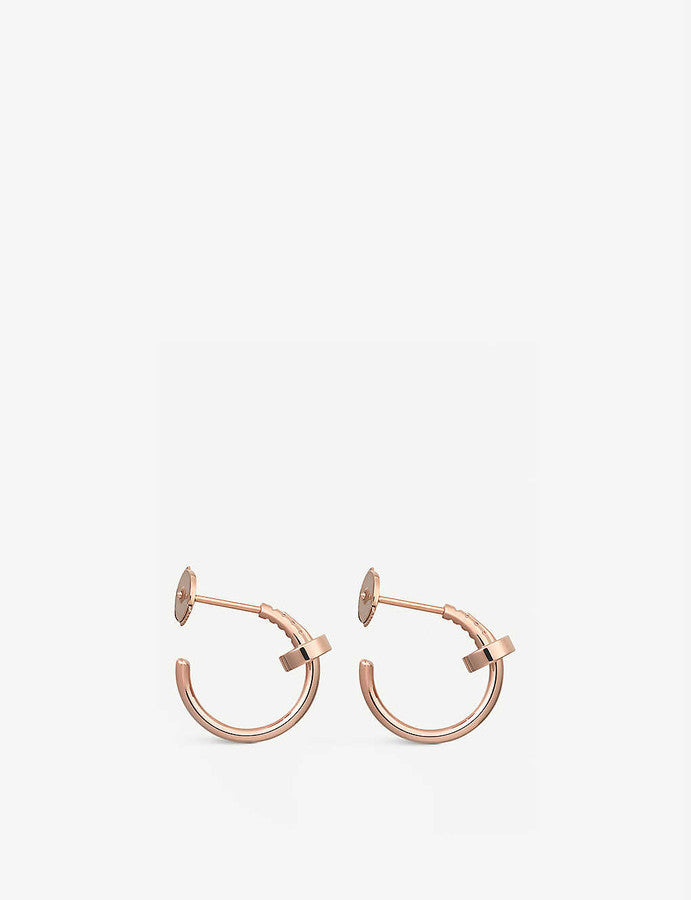 [Royal Jewelry]JUSTE EARRINGS PINK GOLD