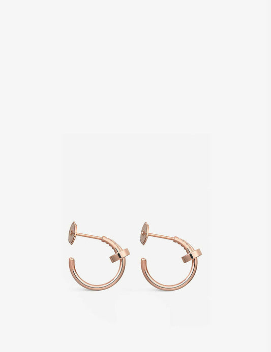 [Royal Jewelry]JUSTE EARRINGS PINK GOLD