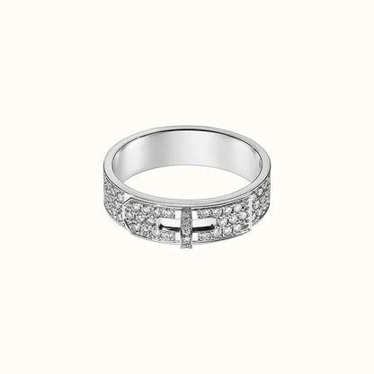 [Royal Jewelry]KELLY SILVER DIAMOND RING