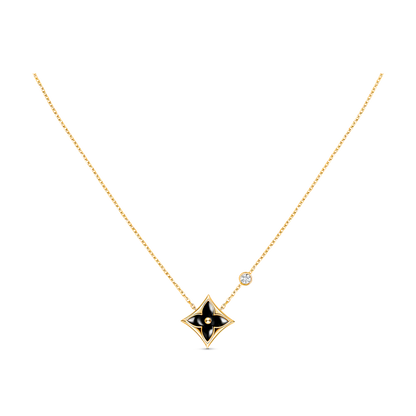 [Royal Jewelry]STAR BLACK MOP NECKLACE