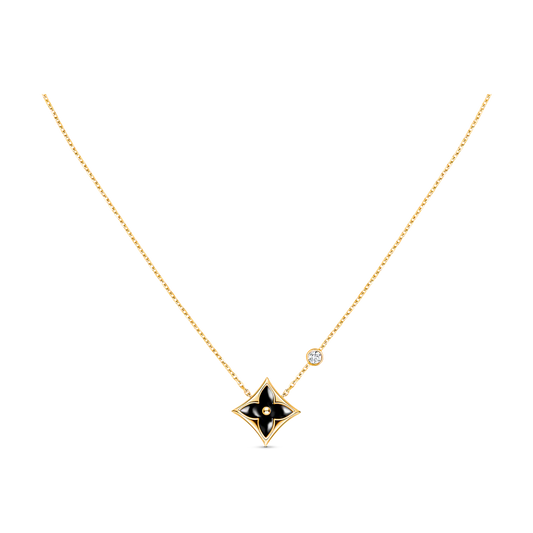 [Royal Jewelry]STAR BLACK MOP NECKLACE