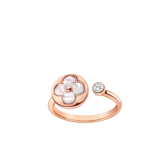 [Royal Jewelry]SUN 1 DIAMOND PINK MOP RING