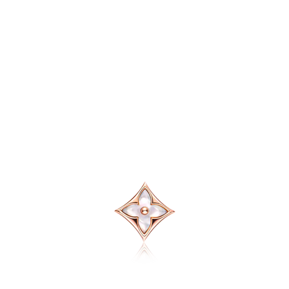 [Royal Jewelry]STAR MOP PINK GOLD EARRINGS