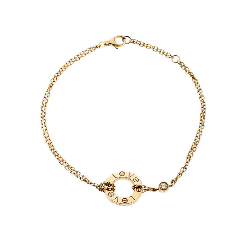 [Royal Jewelry]LOVE BRACELET 2 DIAMOND