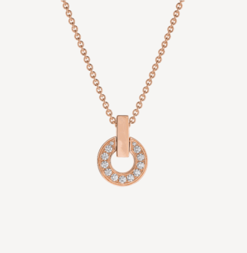 [Royal Jewelry]GARI NECKLACE PINK GOLD DIAMOND