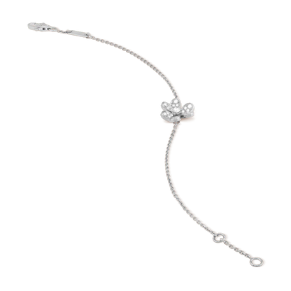 [Royal Jewelry]FRIVOLE SILVER FLOWER DIAMOND BRACELET