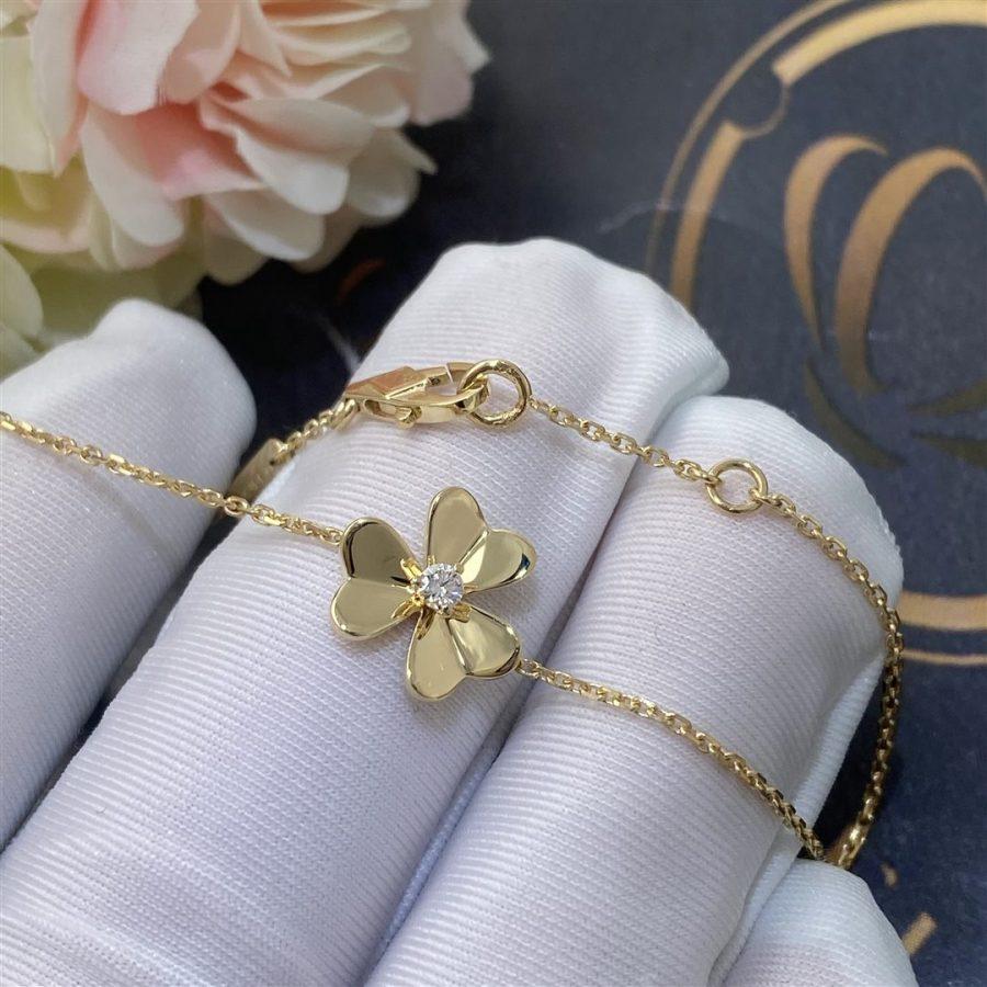 [Royal Jewelry]FRIVOLE GOLD FLOWER BRACELET