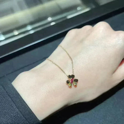 [Royal Jewelry]FRIVOLE GOLD FLOWER NECKLACE