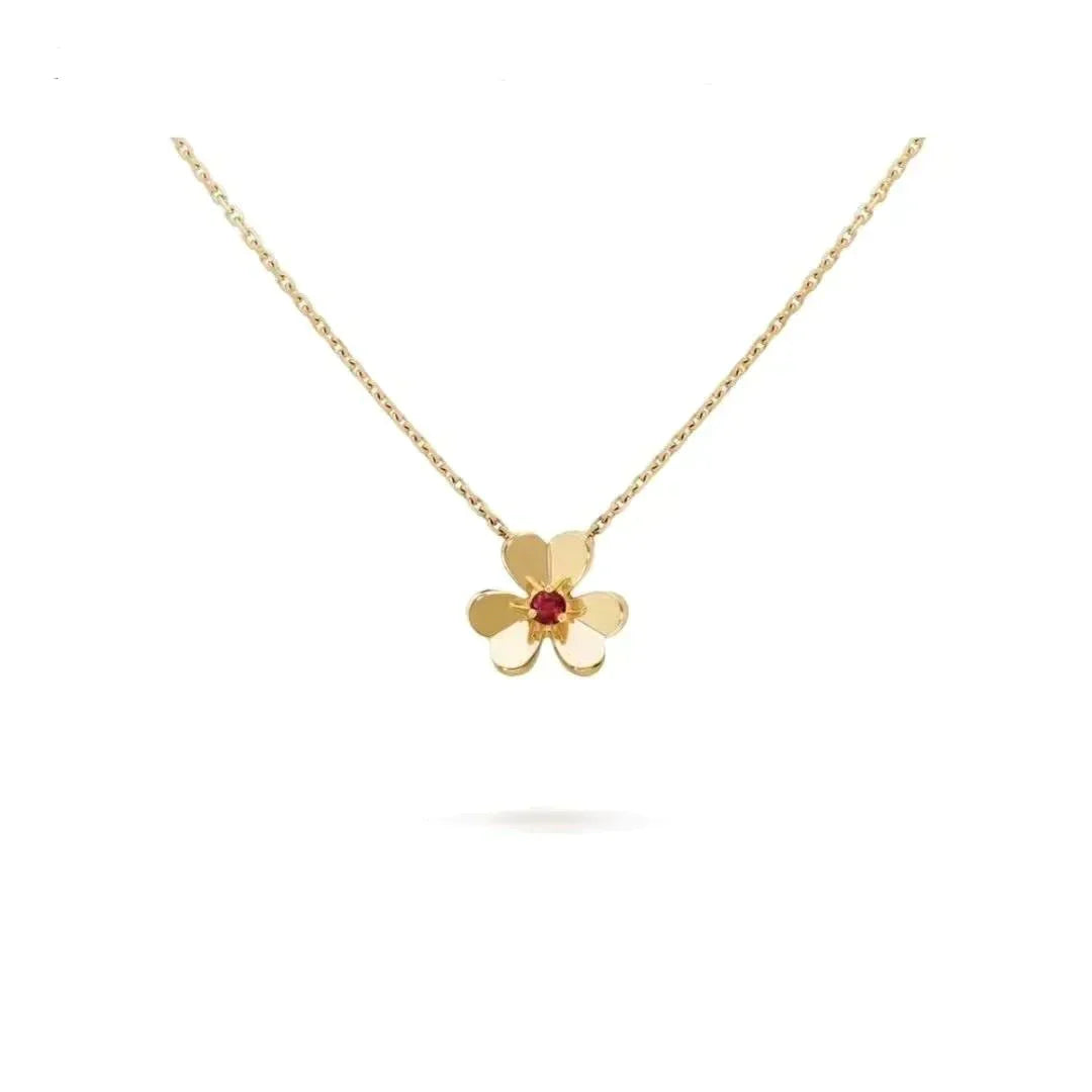 [Royal Jewelry]FRIVOLE GOLD FLOWER NECKLACE