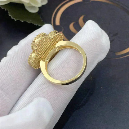 [Royal Jewelry]CLOVER WHITE MOP RING