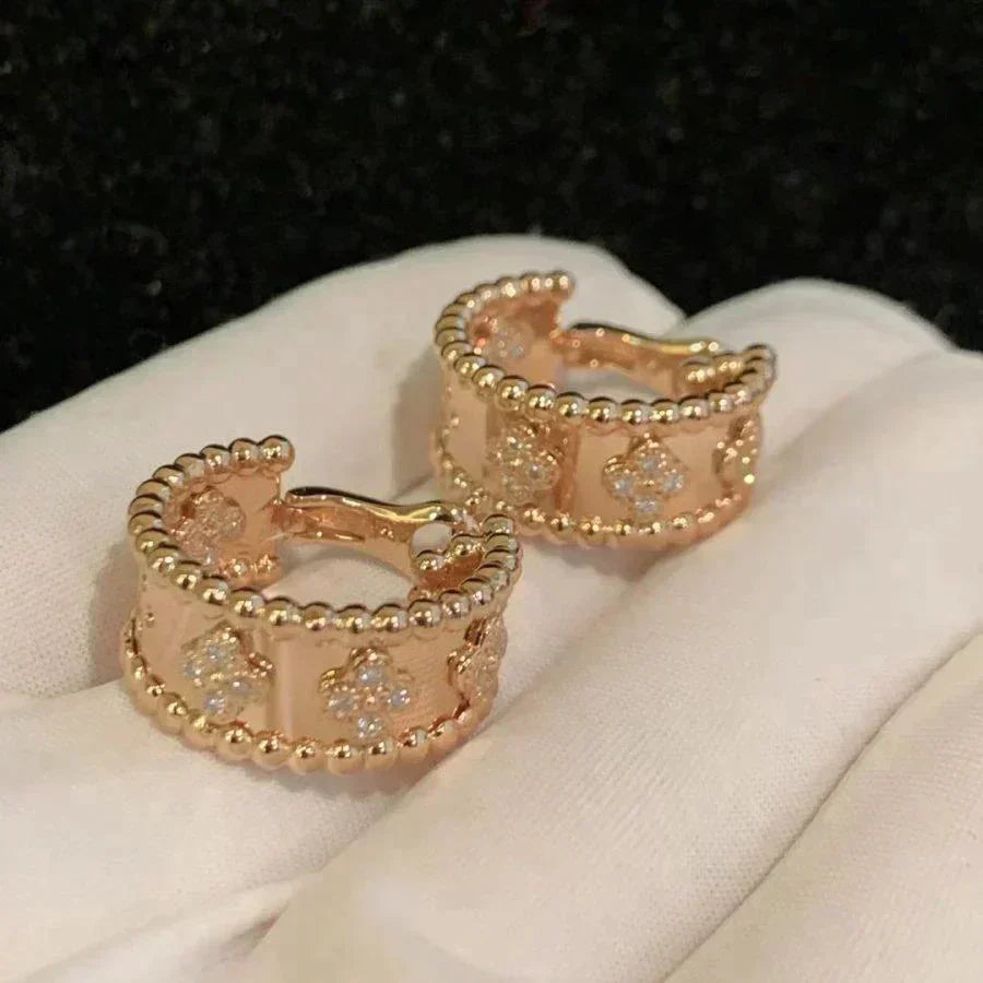 [Royal Jewelry]PERLEE DIAMOND EARRINGS