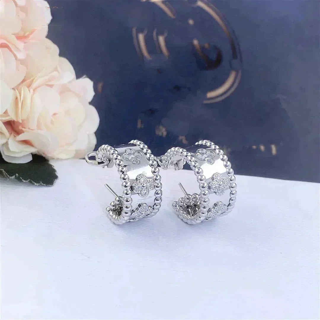 [Royal Jewelry]PERLEE DIAMOND EARRINGS