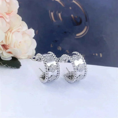 [Royal Jewelry]PERLEE DIAMOND EARRINGS