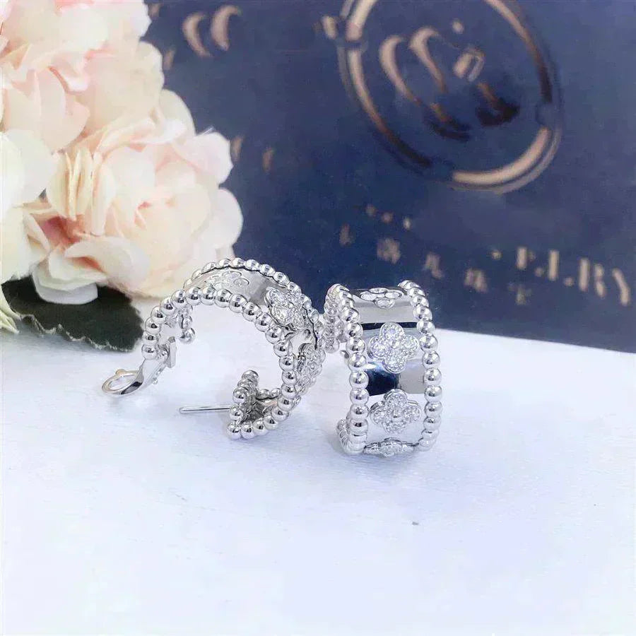 [Royal Jewelry]PERLEE DIAMOND EARRINGS