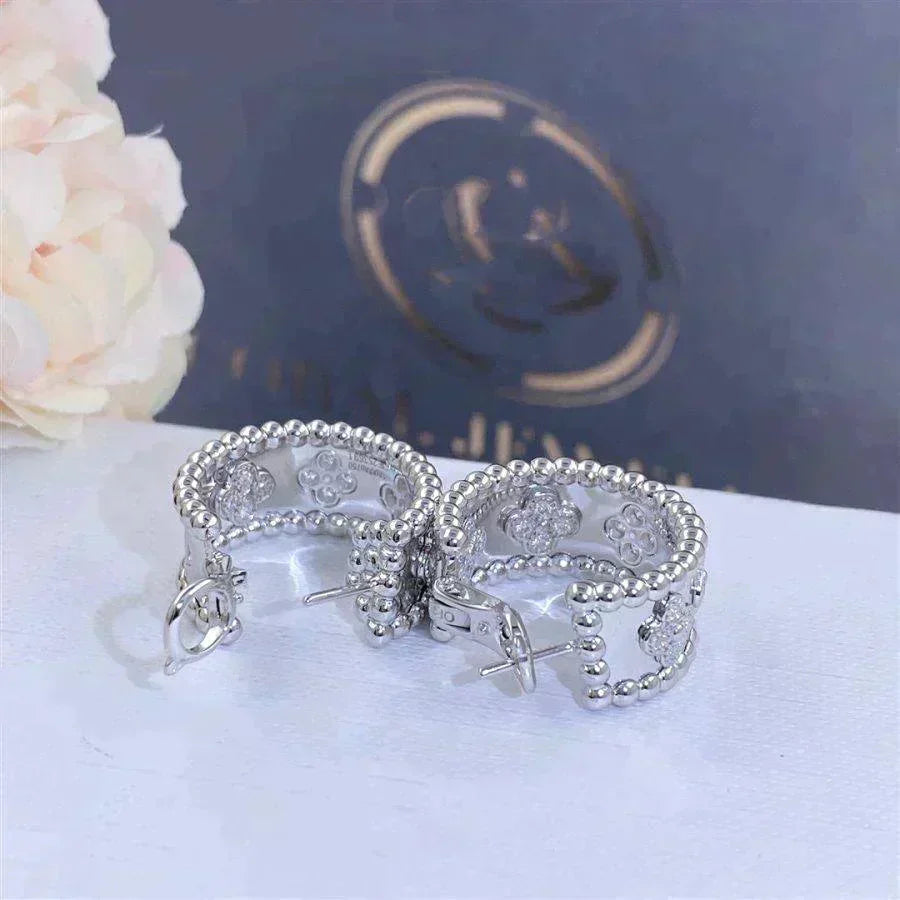 [Royal Jewelry]PERLEE DIAMOND EARRINGS