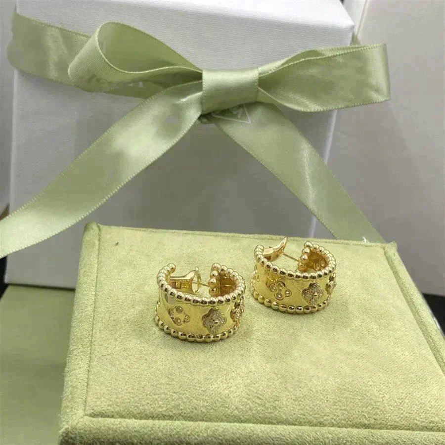 [Royal Jewelry]PERLEE DIAMOND EARRINGS