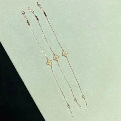 [Royal Jewelry]CLOVER SINGLE FLOWER BRACELET
