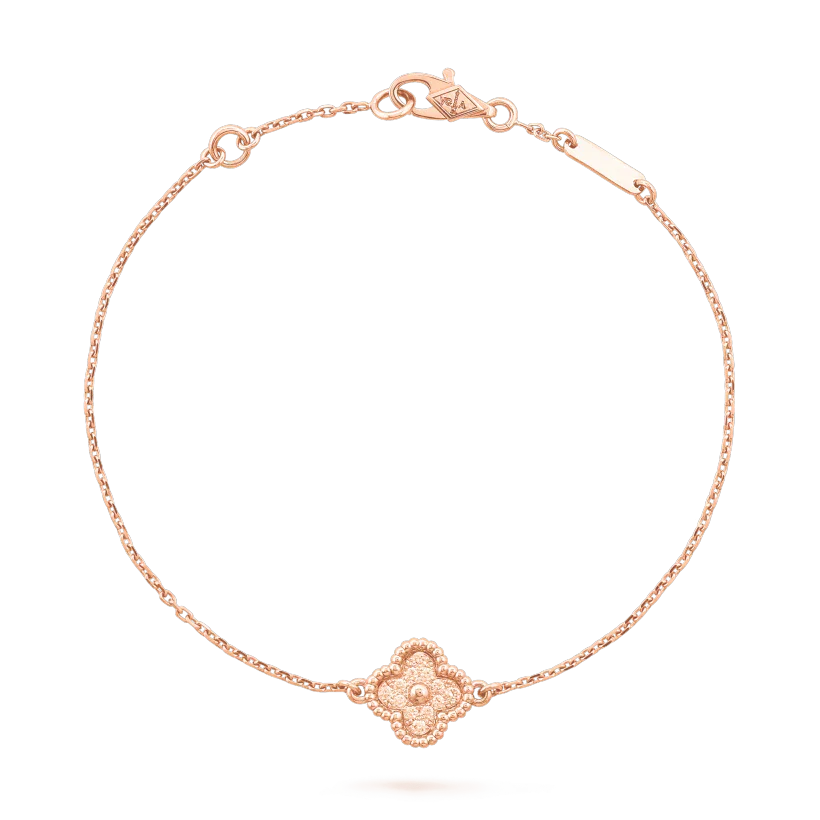 [Royal Jewelry]CLOVER SINGLE FLOWER BRACELET