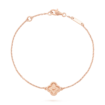 [Royal Jewelry]CLOVER SINGLE FLOWER BRACELET
