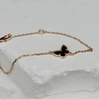 [Royal Jewelry]BUTTERFLY ONYX  BUTTERFLY BRACELET