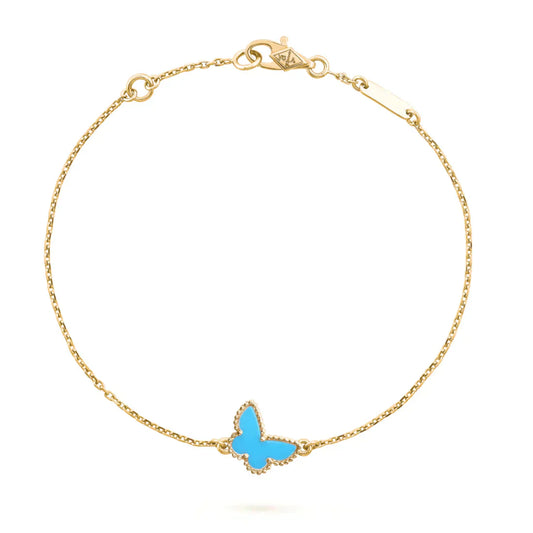 [Royal Jewelry]BUTTERFLY TURQUOISE BUTTERFLY BRACELET