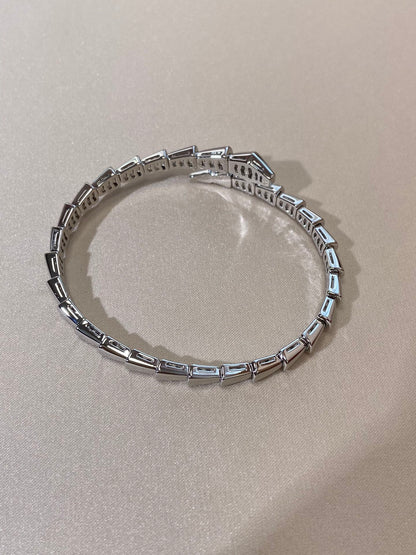 [Royal Jewelry]SERPENTI VIPER SILVER BRACELET