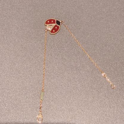 [Royal Jewelry]LUCKY SPRING 1 MOTIF PINK GOLD BRACELET