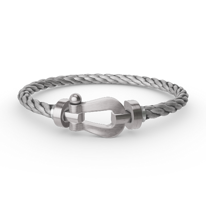 [Royal Jewelry]FORCE LARGE HORSESHOE NO DIAMOND BRACELET SILVER