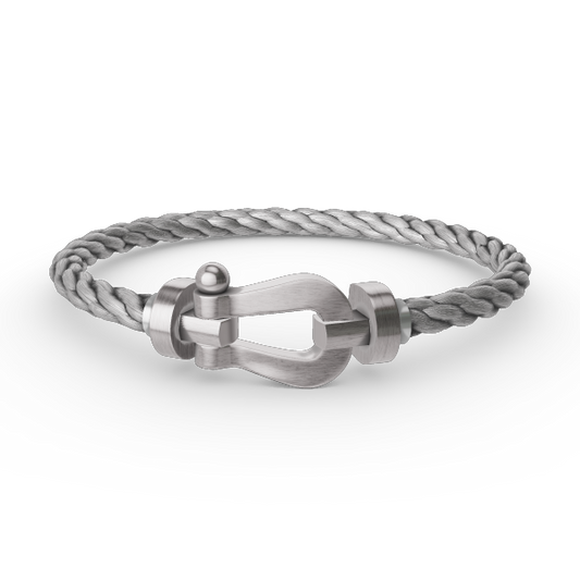 [Royal Jewelry]FORCE LARGE HORSESHOE NO DIAMOND BRACELET SILVER