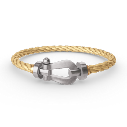 [Royal Jewelry]FORCE LARGE HORSESHOE NO DIAMOND BRACELET SILVER