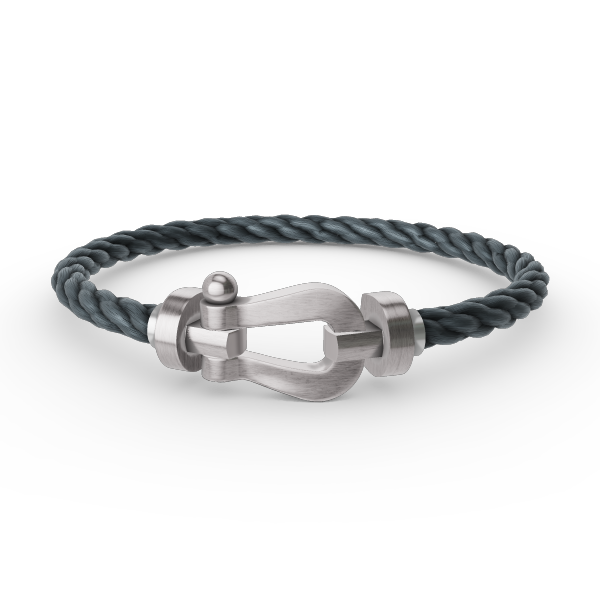[Royal Jewelry]FORCE LARGE HORSESHOE NO DIAMOND BRACELET SILVER