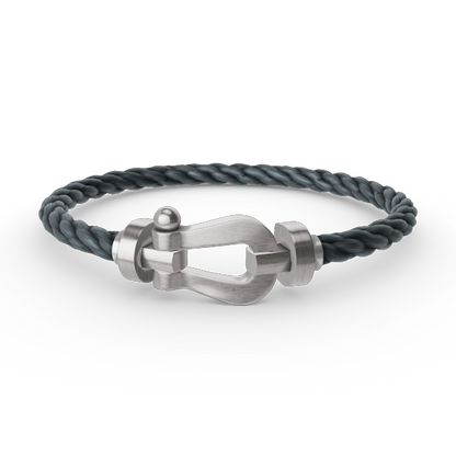 [Royal Jewelry]FORCE LARGE HORSESHOE NO DIAMOND BRACELET SILVER