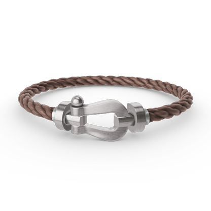 [Royal Jewelry]FORCE LARGE HORSESHOE NO DIAMOND BRACELET SILVER
