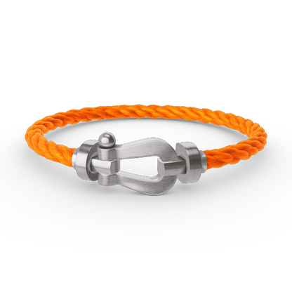 [Royal Jewelry]FORCE LARGE HORSESHOE NO DIAMOND BRACELET SILVER