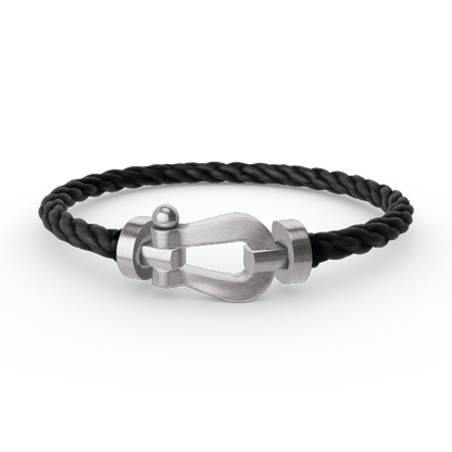 [Royal Jewelry]FORCE LARGE HORSESHOE NO DIAMOND BRACELET SILVER