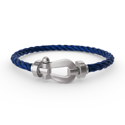 [Royal Jewelry]FORCE LARGE HORSESHOE NO DIAMOND BRACELET SILVER