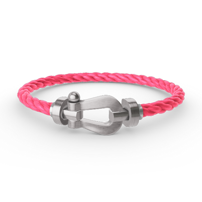 [Royal Jewelry]FORCE LARGE HORSESHOE NO DIAMOND BRACELET SILVER