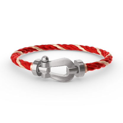 [Royal Jewelry]FORCE LARGE HORSESHOE NO DIAMOND BRACELET SILVER