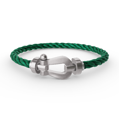 [Royal Jewelry]FORCE LARGE HORSESHOE NO DIAMOND BRACELET SILVER