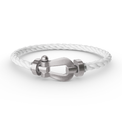 [Royal Jewelry]FORCE LARGE HORSESHOE NO DIAMOND BRACELET SILVER
